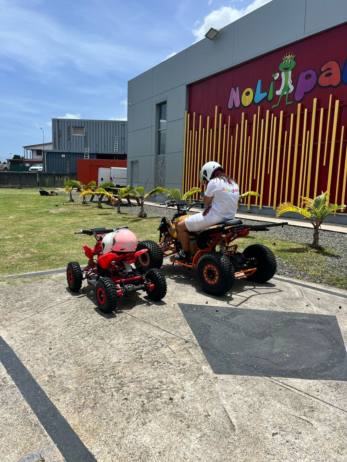 Mini-quad en action